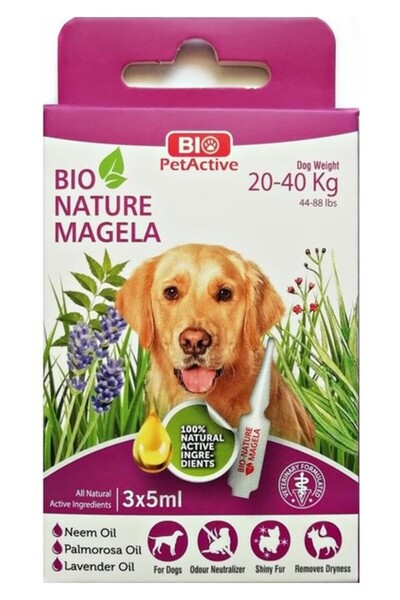 Bio PetActive Bio Pet Active Nature Magela Dış Parazit Köpek Tüy ve Deri Bakı...