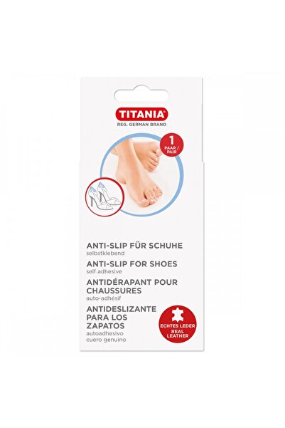 TİTANİA Branturi antiderapante din piele pentru calcaie 1 pereche