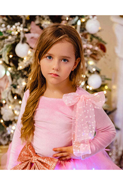 fustite cu luminite Pink Velvet Blouse - 10-12 years (140-152 cm)