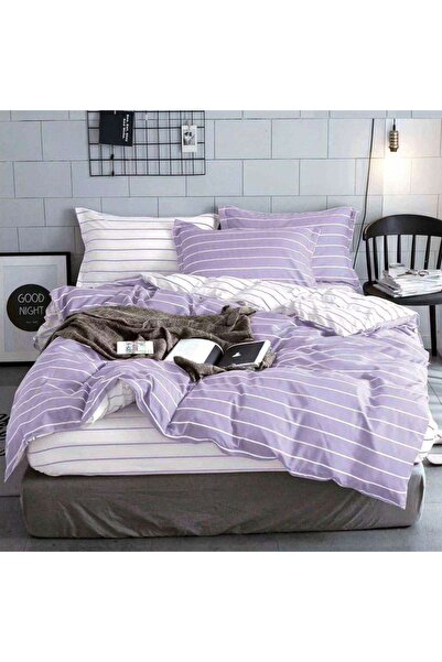 OEM Bed linen, 2 people, satin cotton, 4 pieces, with print, LSN4095