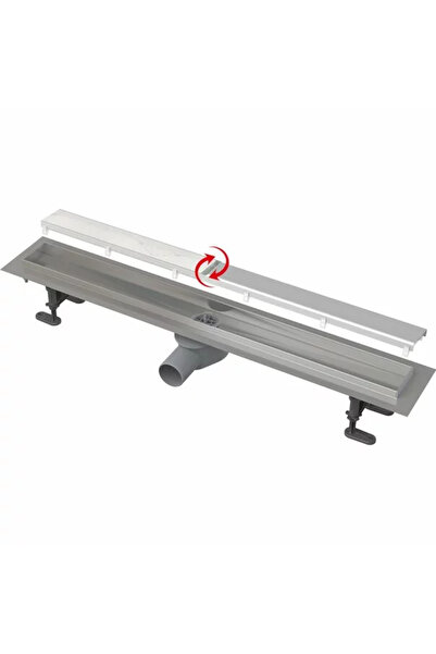 ALCA Set rigola cu capac faiantabil APZ13-DOUBLE9 FIT AND GO 55 cm