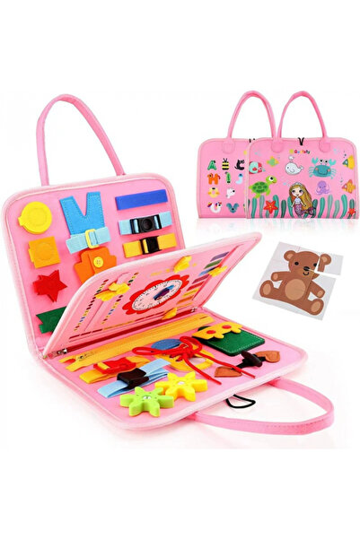 OEM Образователна сензорна книга Монтесори за развиване на двигателни умения ...