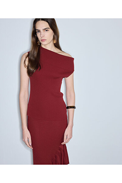 İpekyol Omzu açık ribanalı triko