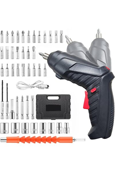 Arabest 47-in-1 Electric Screwdriver Set, Cordless Rechargeable Drill with 3....