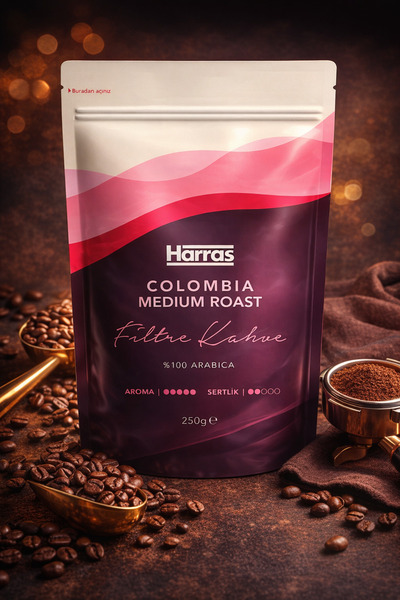 Harras Colombia Medium Filtre Kahve 250 g