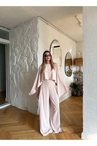 Die&More Pelerinli Bol Paça İspanyol Kadın Tulum