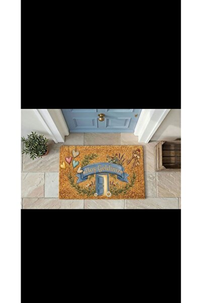 Arabamakss سجادة باب أمامية عالية الجودة بطباعة رقمية - 45x70 سم