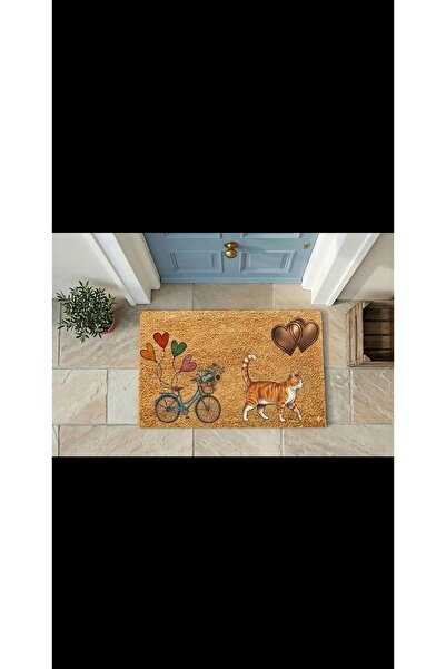 Arabamakss سجادة باب أمامية عالية الجودة بطباعة رقمية - 45x70 سم