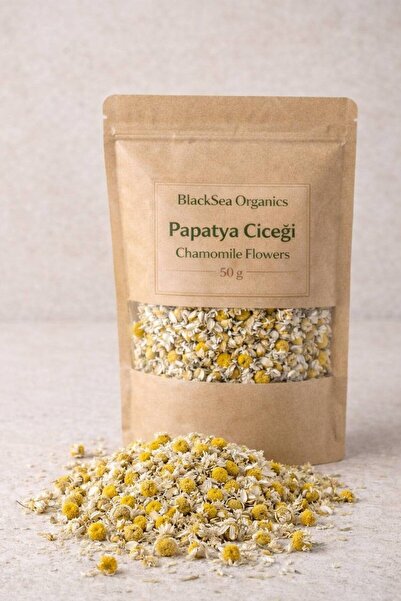 BlackSeaOrganics Papatya Çiçeği 50 g – Chamomile Flowers – Doğal Kurutulmuş