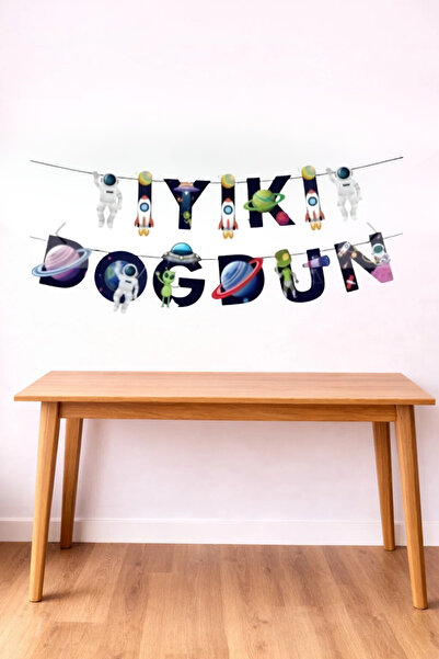 Baloncu Nene Γράφμα για τα γενέθλια με θέμα το διάστημα, διακοσμητικό για τα ...