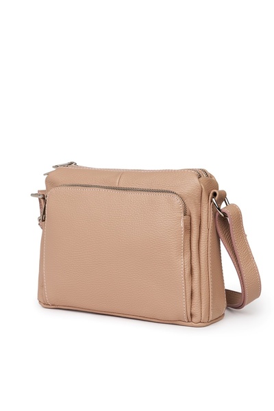 myOwn Vania Pink Leather Women's Crossbody Bag