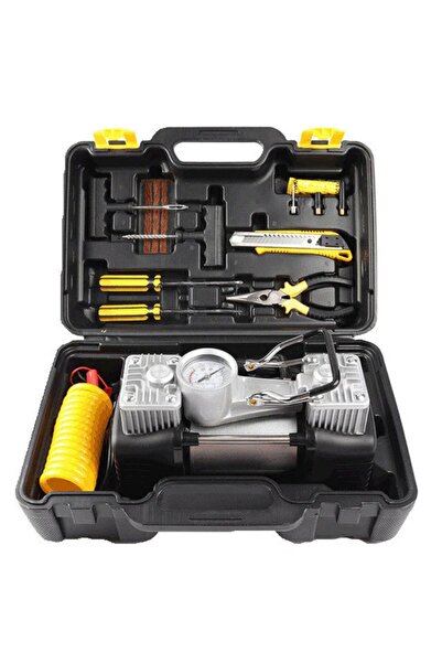 Otto Kit complet pentru anvelope auto, compresor metalic de 12V