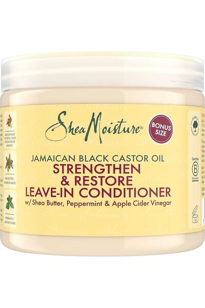 Shea Moisture Балсам Фара Клатиър Ямайско черно рициново масло За укрепване и...