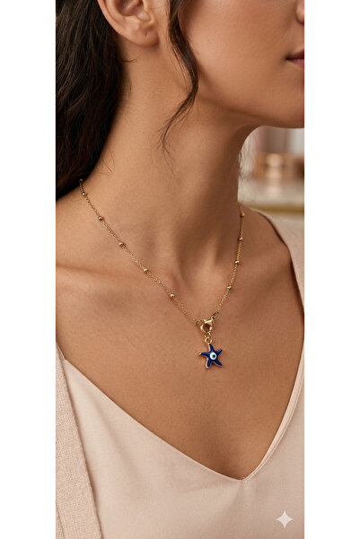 TUTU DESİGN Women's Gold Dorika Chain Minimalist Figured Necklace