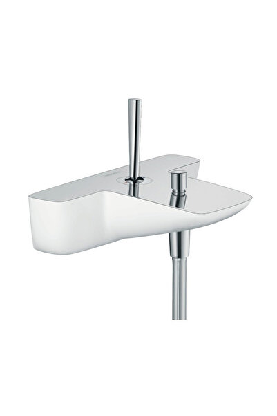 Hansgrohe Hansgrohe bath-shower mixer, PuraVida, joystick handle, white/chrome