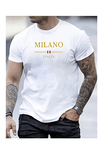 R&M Brotherhood Milano Printed T-Shirt Combed Cotton Quality New Season
