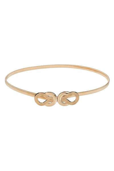 OEM Gold-Colored Metal Belt for Women