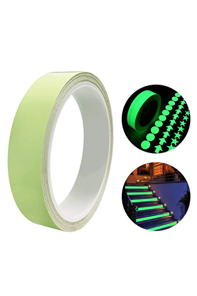 MaffStuff Green Fluorescent Tape, 2 cm x 3 m, Self-Adhesive, Night Visibility...