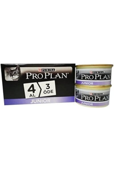 Pro Plan Proplan Junior Tavuklu Yavru Kedi Konservesi 85 Gr 4 AL 3 ÖDE CK5627...