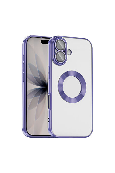 Başkenttekno iPhone 17 Case Transparent Omega Silicone Cover with Glossy Edge...