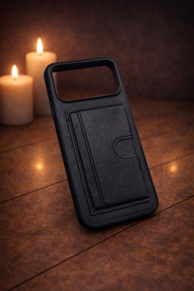 Universal İphone 17 Pro Max Deri\Kartlıklı Kılıf