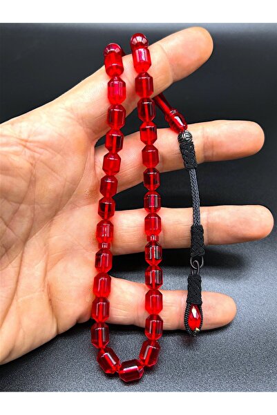 ateş kehribar %100 El İşçiliği - Hediyelik Zirkon Taşlı Kazaz Püsküllü Kehrib...