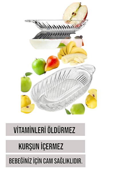 Empressco Practical Glass Grater, Safe and Convenient Glass Grater for Babies