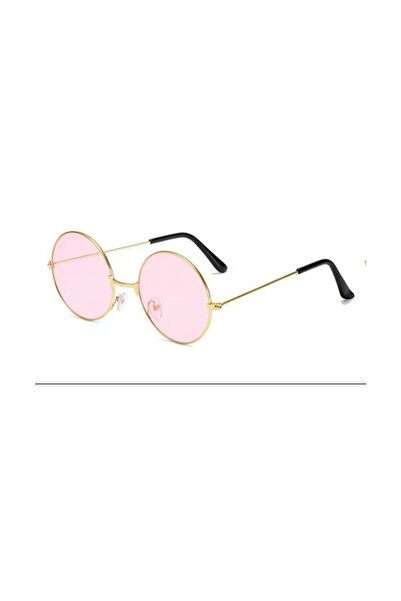 Vipfoni Retro Round Small Metal Frame Hippie Kids Sunglasses