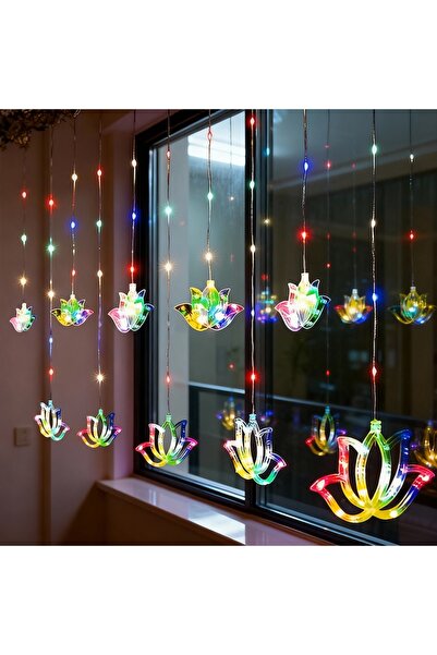 Generic Lotus Shaped LED String Lights (Warm White, 3m)