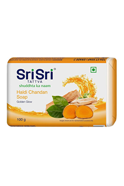 Sri Sri Tattva SRI SRI HALDI CHANDAN SOAP 100GM