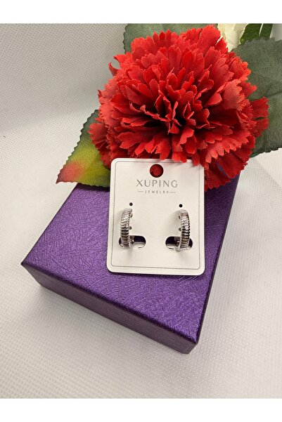 XUPING JEWELRY Jeweler's Series Zircon Stone Vintage Model Steel Earrings