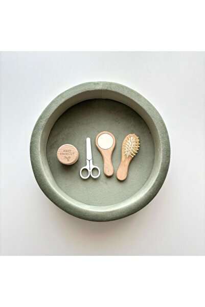 Anya-Events Set aniversar pentru tăierea moțului (1 an) – Tavă din catifea Ve...