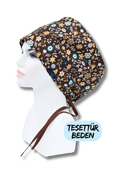 doktorbonem Tesettür Beden 3lü Best Seller Kahverengi Akasya Çiçekler Haki Şal Desen Leopar Cerrahi Bone