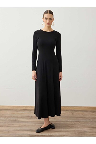 Refka Hijab Dress - Black -