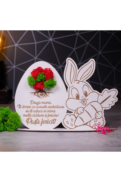 Creators of Crafts Decoratiune Cu Licheni De Paste Pentru Mama