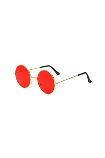 Vipfoni Retro Round Small Metal Frame Hippie Kids Sunglasses