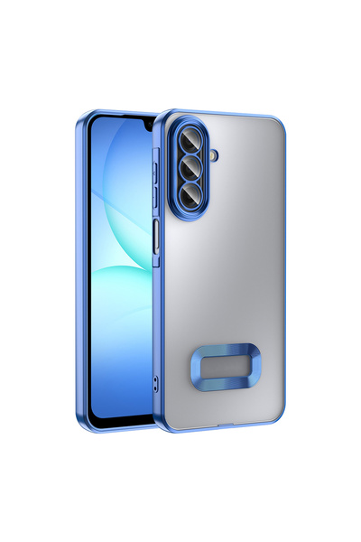 Başkenttekno Samsung Galaxy A17 Case with Logo Displaying a Shiny Edge and Ca...