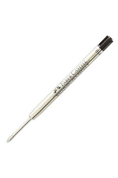 Faber -قلم كاستيل ذو رأس كروي قابل لإعادة التعبئة باللون الأسود (F)