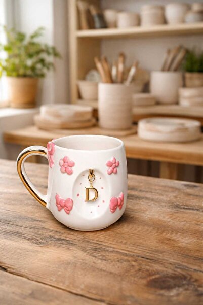 Ceresshop Handmade Ribbon Cup Letter Charmli (Send a Message for the Letter a...