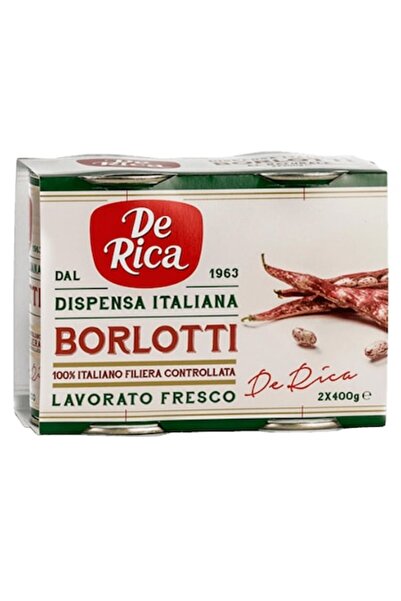 strain Fasole Borlotti, De Rica, 2x 400gr