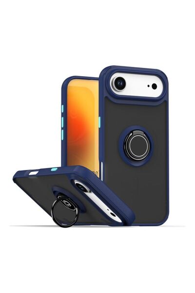 HANPORIUM iPhone 17 Air Compatible Case with Ring Stand Extra Protection Hard...