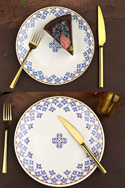 Pinkev Ottoman 6-Person 12-Piece Cake and Serving Plate Set