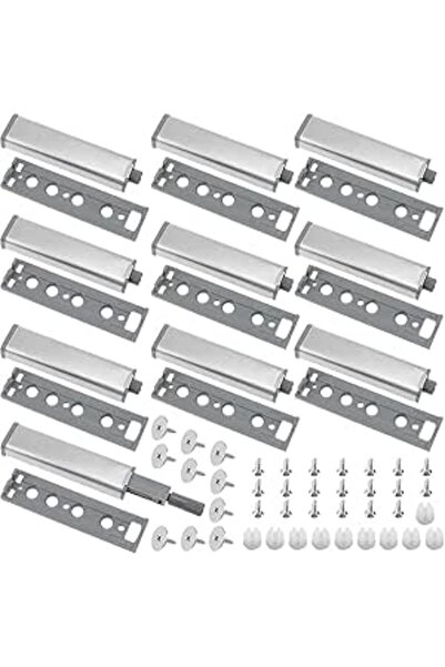 I Best FZE 10 قطع من مقابض الأبواب التي تعمل بالضغط، بنظام مغناطيسي شديد التحمل