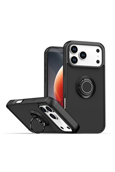 HANPORIUM iPhone 17 Pro Max Compatible Case with Ring Stand Extra Protection ...