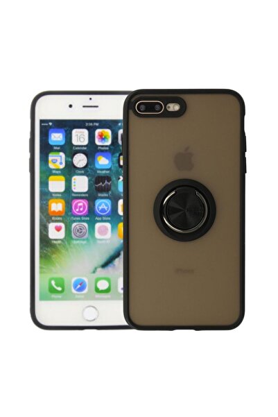 HANPORIUM iPhone 8 Plus Compatible Case with Ring Stand Extra Shock Protectio...