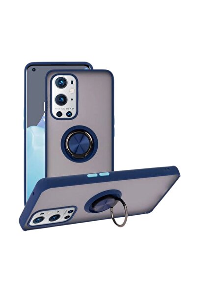 HANPORIUM حافظة متوافقة مع هاتف OnePlus 9 Pro مع حامل حلقي وحماية إضافية من ا...