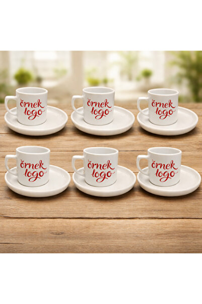 D&Y GAUDERY Logo Printed Premium Coffee Cup Set – Aesthetic and Stylish Desig...