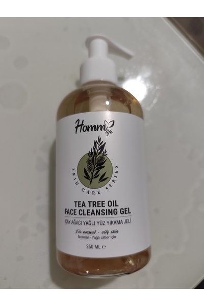 homm Hommlife çay ağacı yağlı yüz yıkama Jeli yüz temizleme