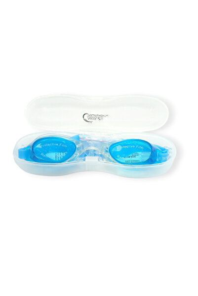 Mustran Sea Pool Swimming Goggles + Earplugs Set of 2 Boxed Adjustable Unisex