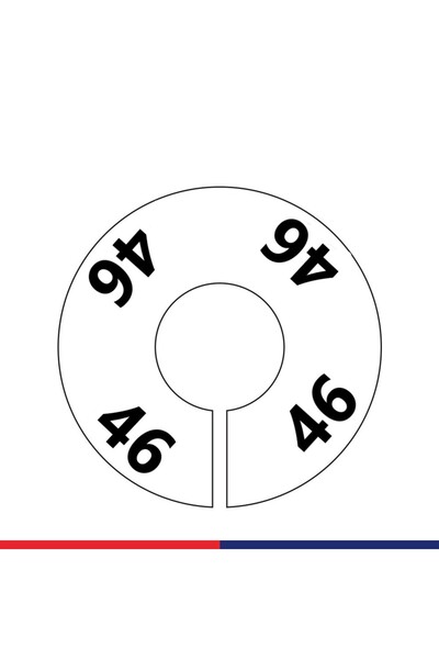 JokeyAmbalaj Back/Front Printed Warehouse-Stock Size Marker (46)
